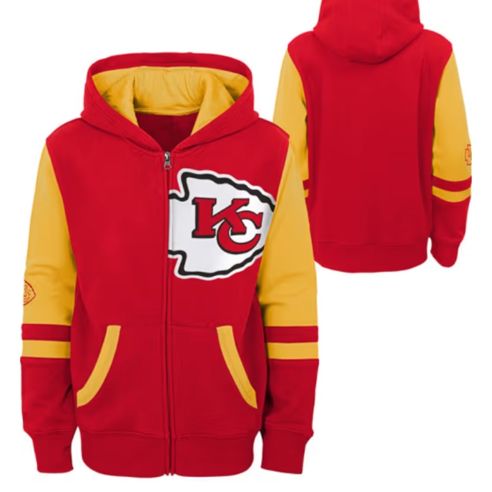KC  Youth  XL zip up sweatshirt hoodie( Brand New)